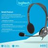 هدست روگوشی لاجیتک سیم دار مدل H111 - Image 3