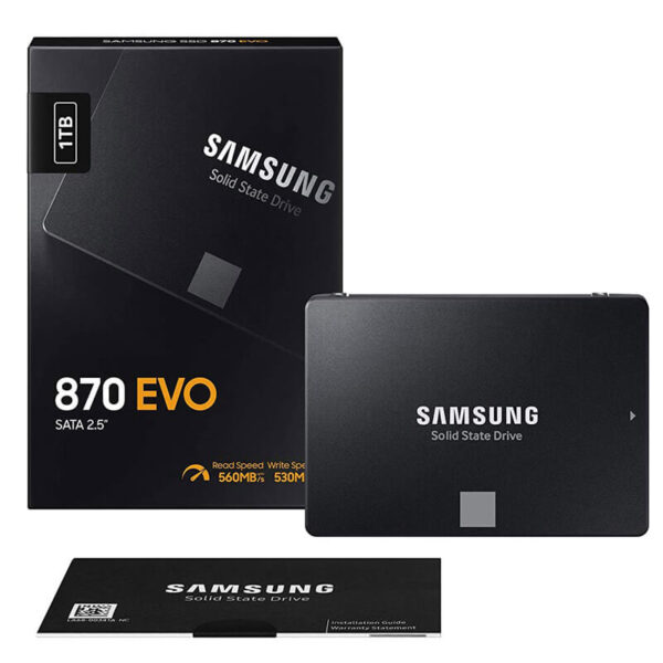 حافظه اس اس دی (SSD) سامسونگ مدل EVO 870 ظرفیت 1 ترابایت