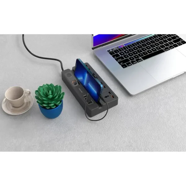 شارژر USB و چهار راهی برق Porodo Multi-Function Socket