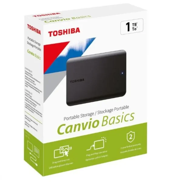 هارد اکسترنال توشیبا مدل Canvio Basics ظرفیت 1 ترابایت