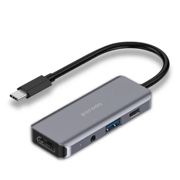 هاب 4 در 1 پرودو USB-C مدل PD-41CHB