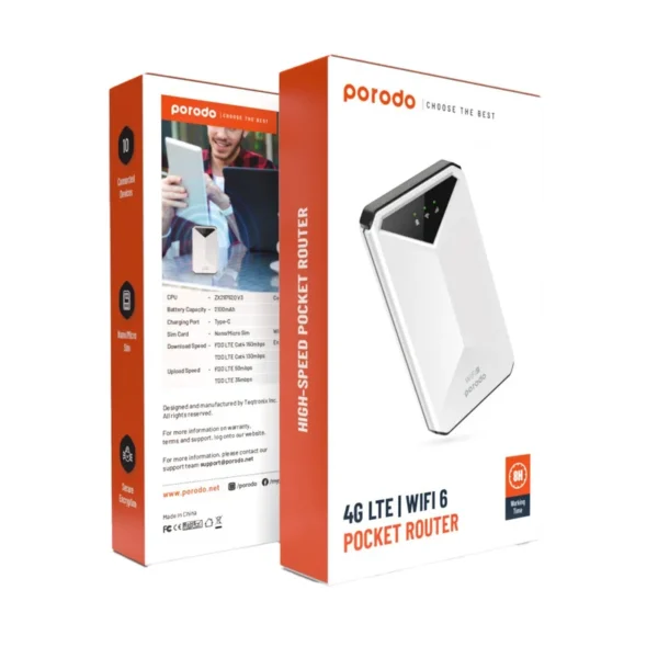 مودم 4G/LTE قابل حمل پرودو مدل PD-PT4GRWD