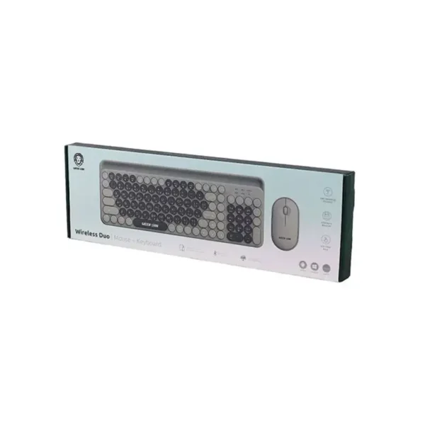 کیبورد و ماوس بی سیم گرین لاین مدل Wireless Duo