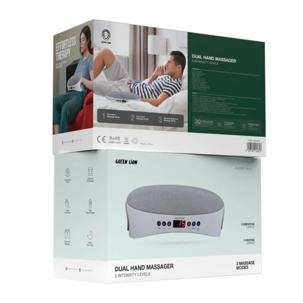 ماساژور دست دوگانه گرین لاین مدل DUAL HAND MASSAGER GL-HM01