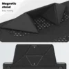 کاور چرم لپ تاپ مدل Slim Leather Case with Foldable Stand مناسب مک بوک پرو 14 اینچ